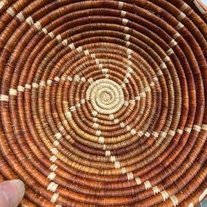 Handwoven Circular Basket